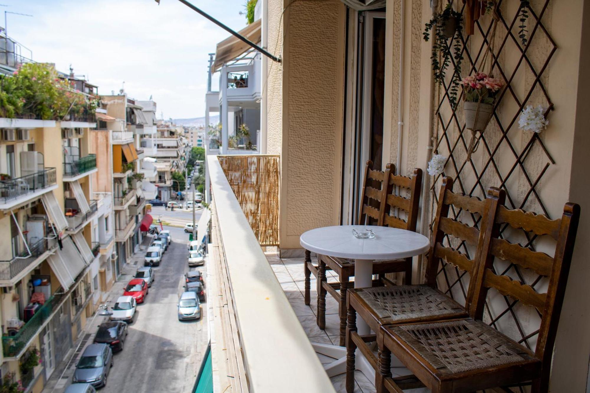 Апартаменти Acropolis Rooftop View, 200M From Neos Kosmos Metro Station Афіни Екстер'єр фото